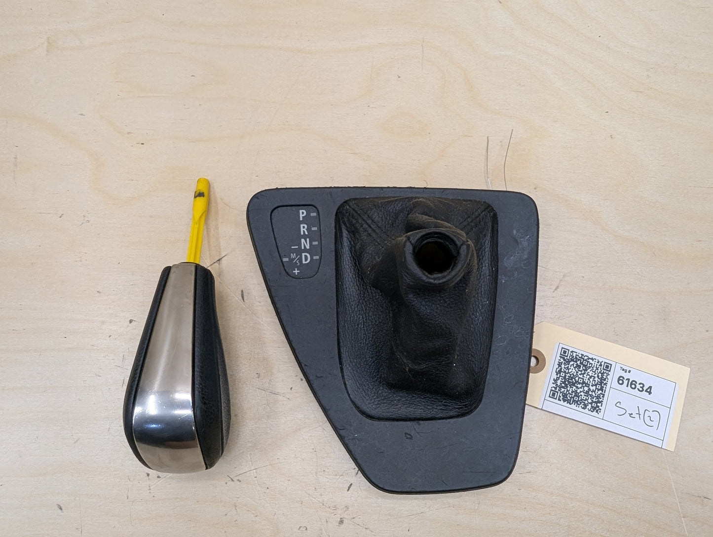 2007-2013 BMW 335i E93 Gear Selector Controller Shifter Knob Panel Assembly 7155643