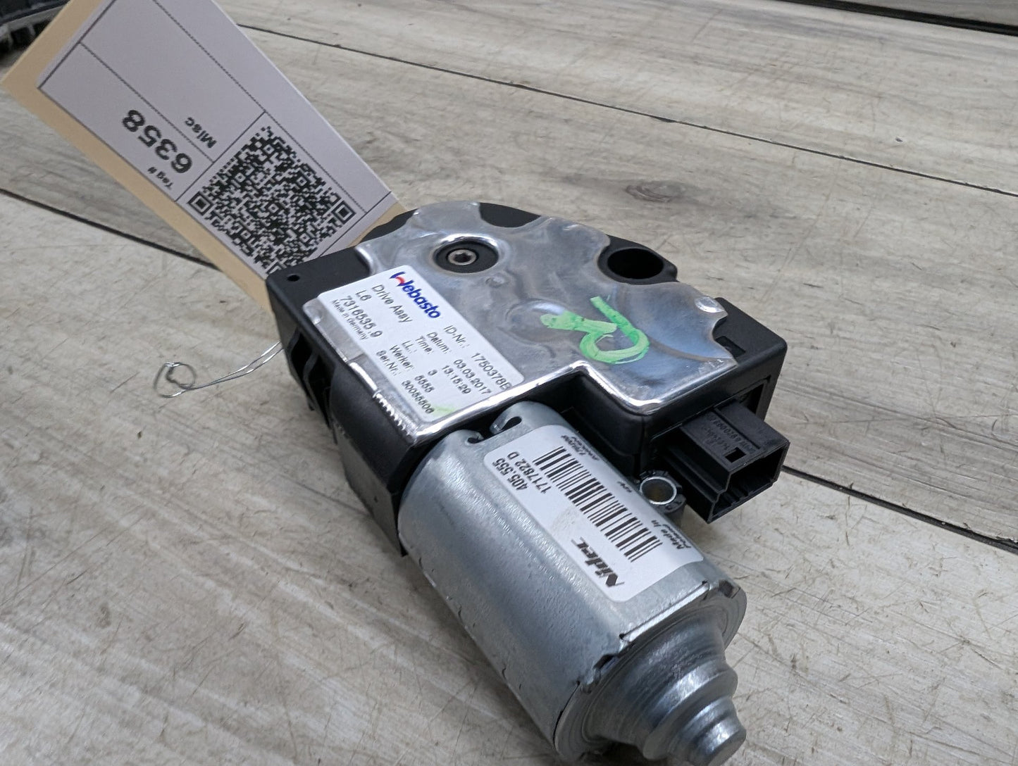 2017-2023 BMW 530i G30 Sunroof Sun Roof Glass Motor 7316535