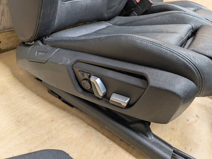 14-20 OEM BMW F32 428 430 435 440 M SPORT Black Front Rear Seats Door Panels SET