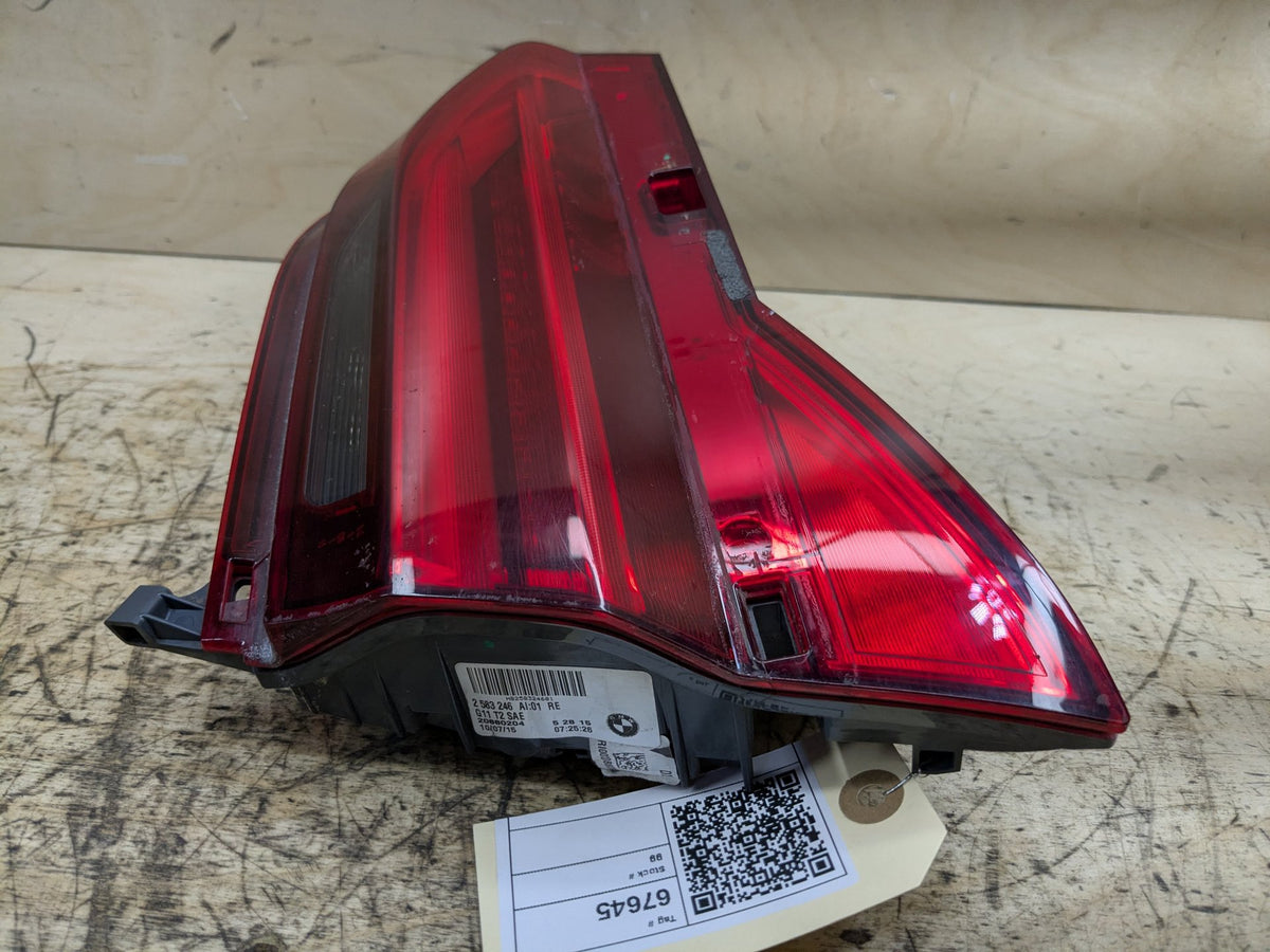 16-19 OEM BMW G11 G12 740 750 Rear Right Passenger Trunk Inner Stop Tail Light