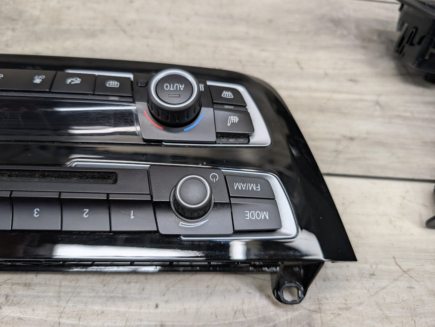16-18 OEM BMW F30 F32 F34 F80 M3 AC Heater Control Panel Radio Media Buttons