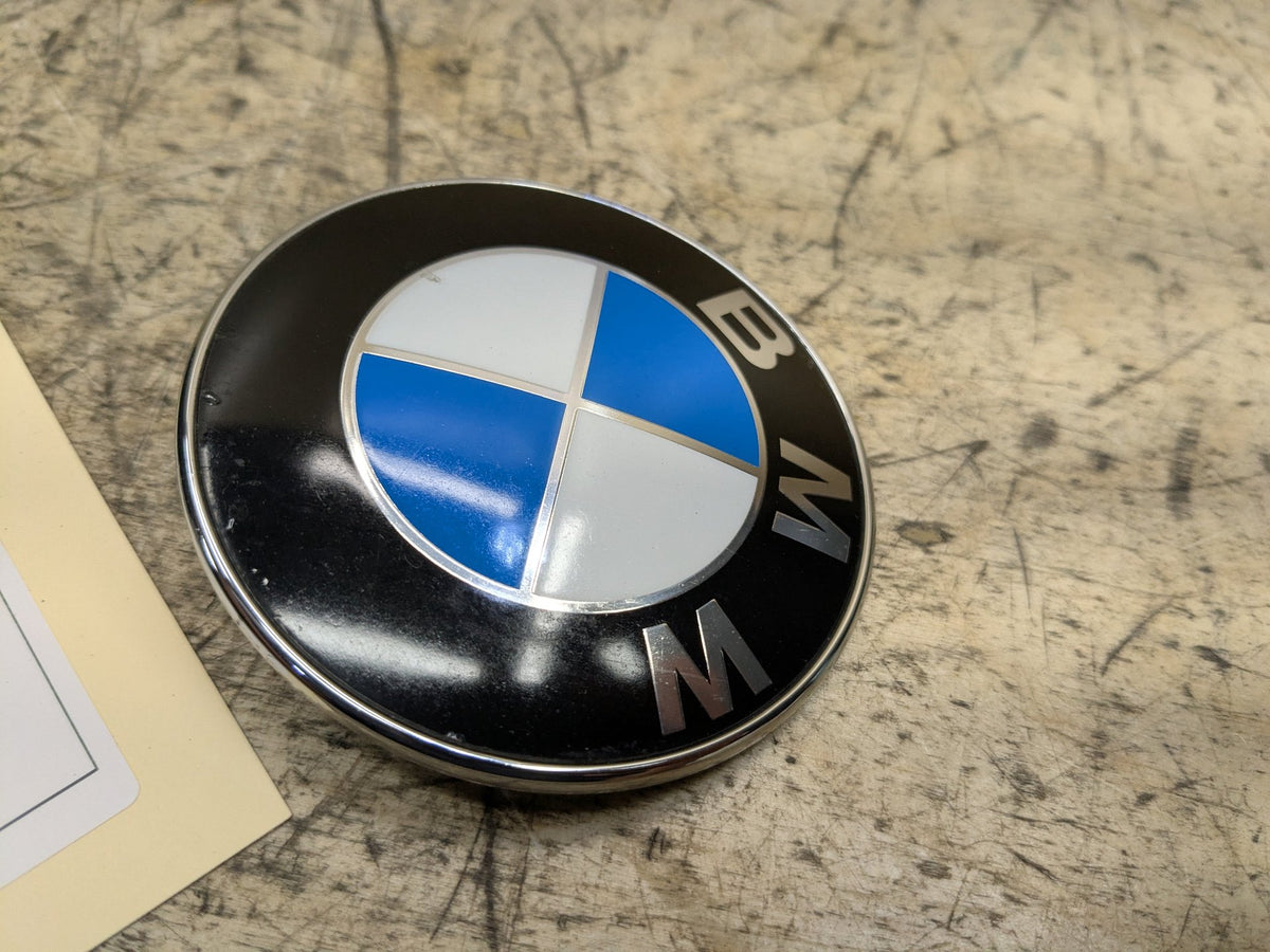 OEM BMW E82 E92 F02 F10 F22 F30 F44 F82 Rear Trunk Lid Round Emblem Logo 82MM