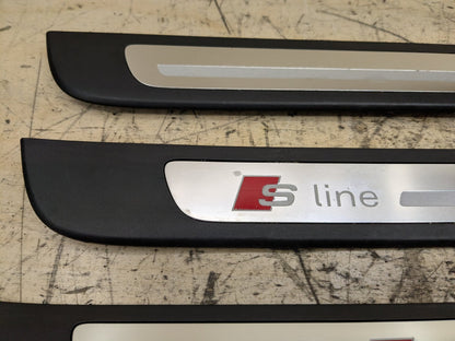 2012-2018 Audi A6 C7 Scuff Plate Door Sill SET 4G0853373B OEM