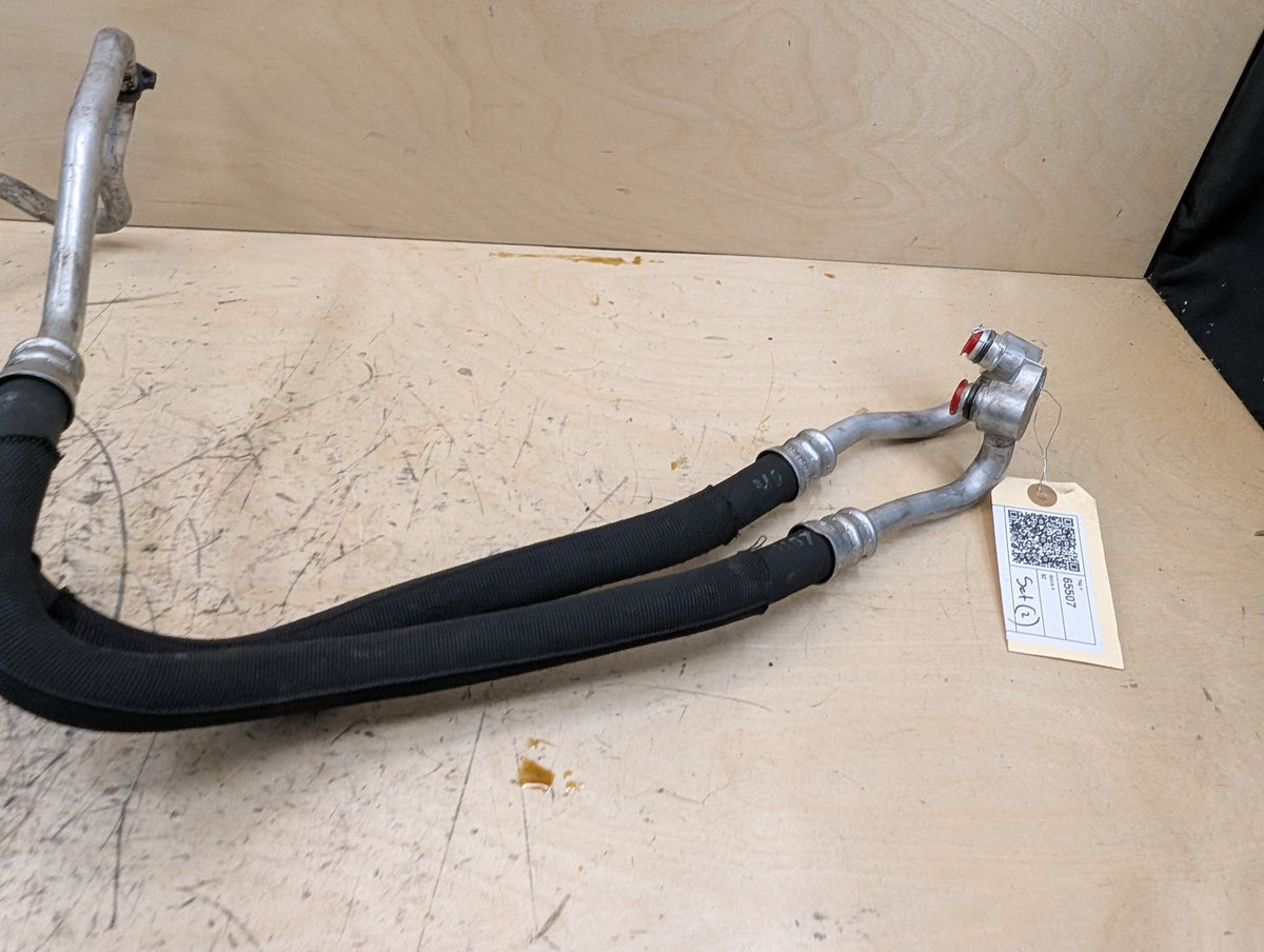 2010-2017 BMW F07 535i GT xDrive N55B30M0 Engine Oil Cooler Line Return Flow SET 7636941
