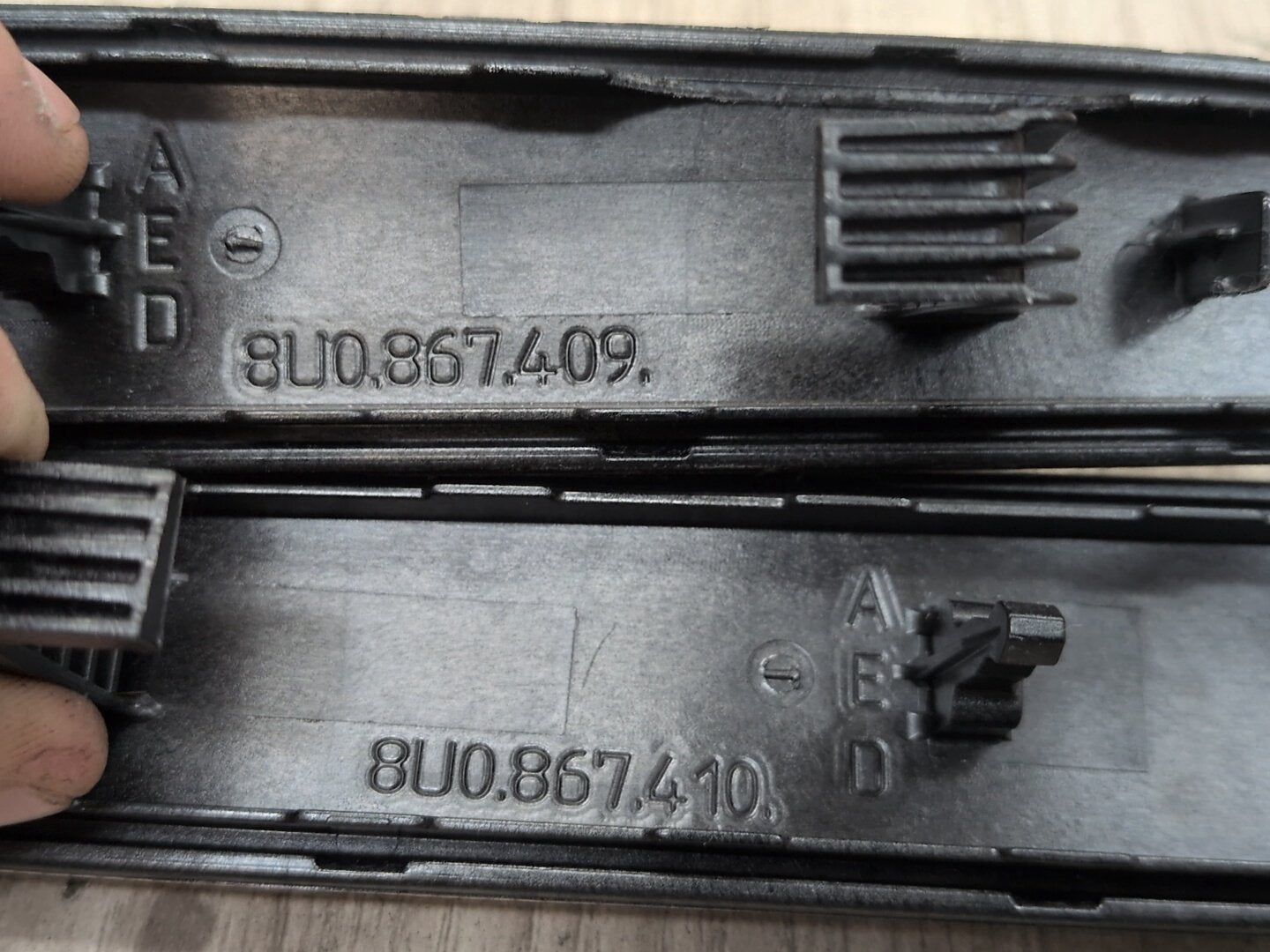2015-2018 Audi Q3 8U Front Rear Left Right Dash Door Interior Trims SET 8U0867419