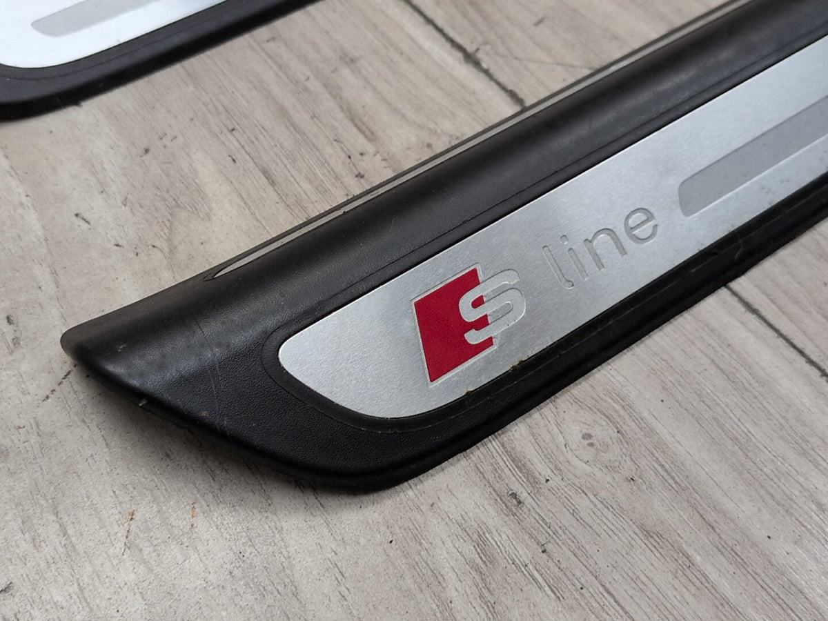 2015-2018 Audi Q3 8U Front Rear Left Right Scuff Plate Door Sill SET 8U0853376A