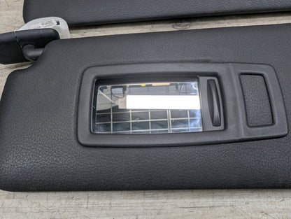 OEM BMW F30 F31 F32 F36 F80 F82 M3 M4 Left Right Interior Sun Visor PAIR Black