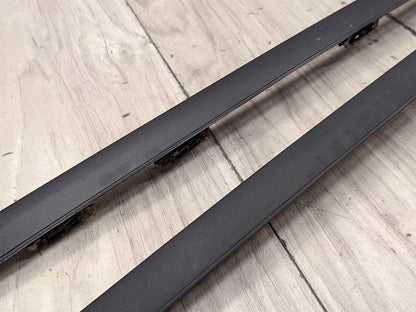 2008-2010 BMW 535i E60 Front Left Right Side Windshield Drip Trim Molding SET 7045448