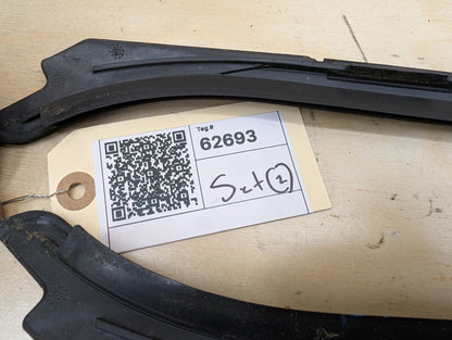 2012-2018 BMW 328i F30 Front Left Right Side Windshield Drip Trim Molding SET 7258187