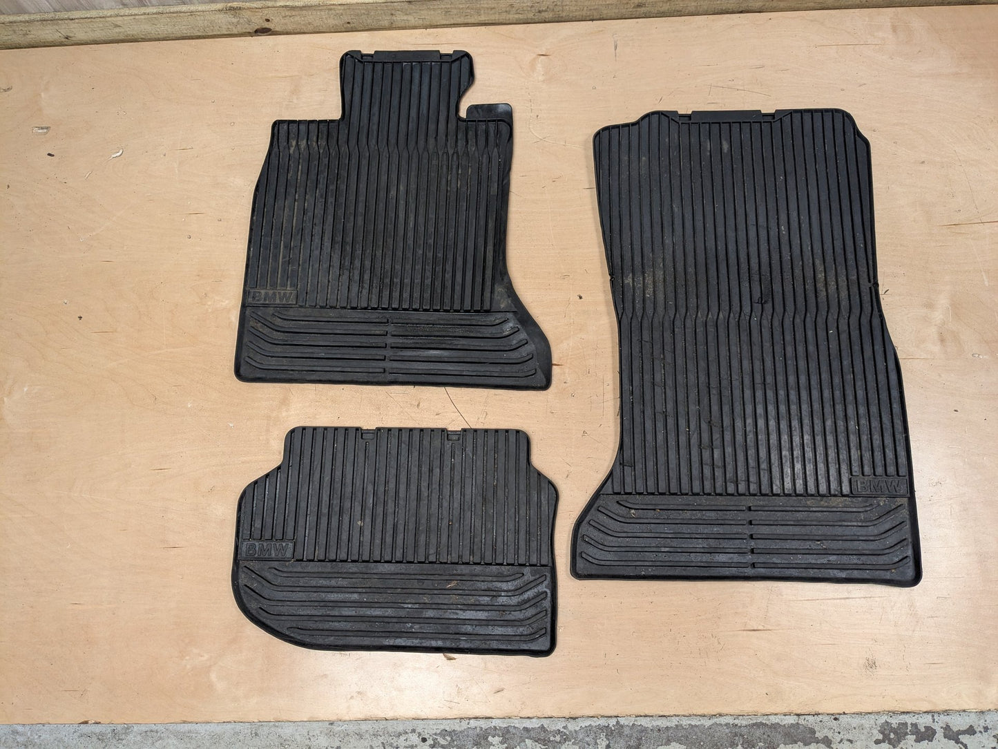 OEM BMW F01 Front Rear Left Right All Weather Carpet Floor Mats SET