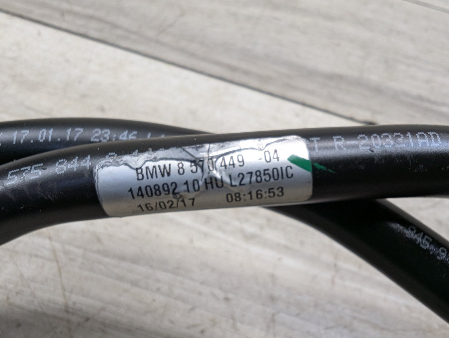 BMW F30 340i B58B30M0 Transmission Oil Cooler Hose Pipe Lines 8570449