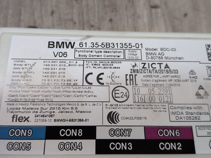 2023 - 2026 BMW M2 G87 Bdc Body Domain Fem Control Module 5B31355 S58B30T0