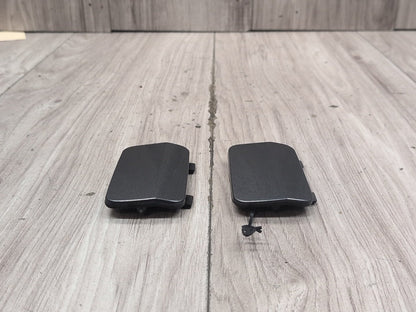 2015-2018 Audi Q3 8U Rear Left Right Bumper Tow Hook Insert Covers SET 8U0807441H OEM