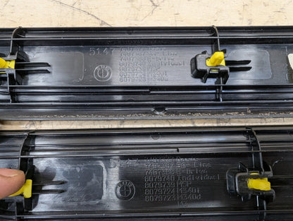 19-21 OEM BMW G20 G21 M340i Front Left Right Door Sill Plate Molding Trim PAIR