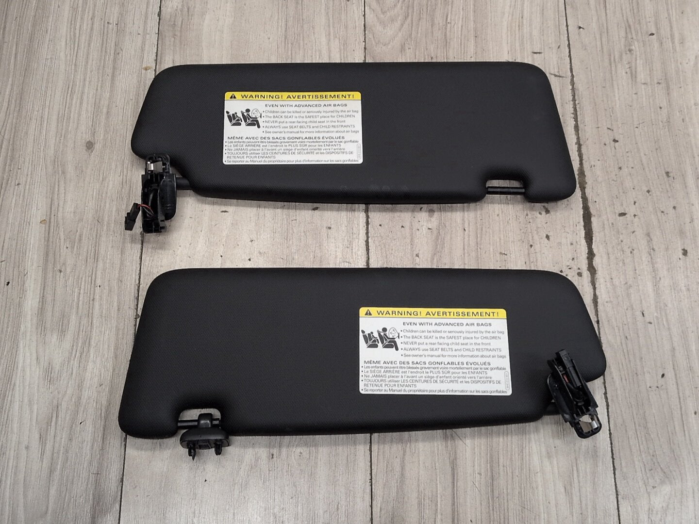 2015-2018 Audi Q3 8U Front Left Right Sun Visor SET 8U0857552AJ