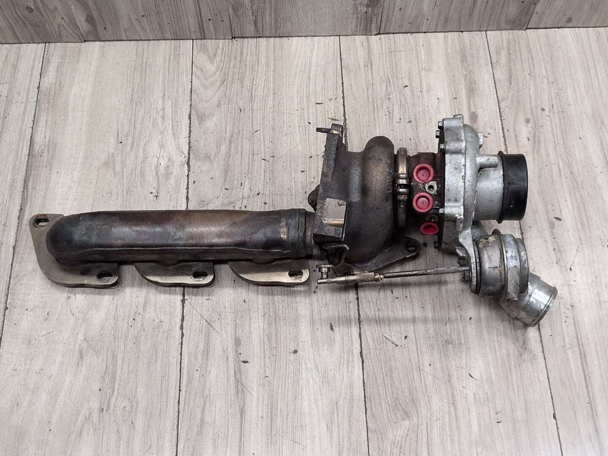 09-12 Mercedes-Benz W212 E550 M278 LEFT Engine Motor Turbo Charger w/ Manifold