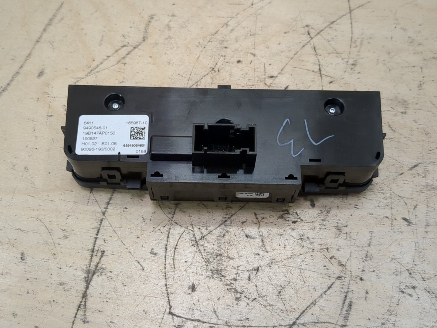 2019-2026 BMW X5 G05 Rear AC Heater Climate Control Switch 9490546 OEM