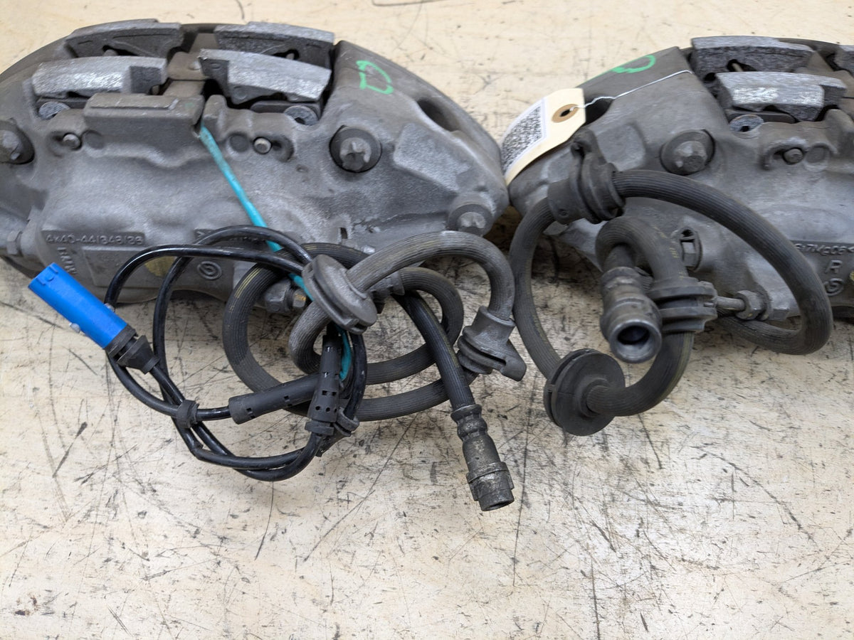 16-22 OEM BMW G11 G12 745eX 750i 750iX Front Left Right Brake Caliper Gray SET