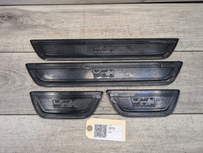 2011 - 2017 BMW X3 F25 Front Rear Left Right Scuff Plate Door Sill SET 7205811 N20B20A