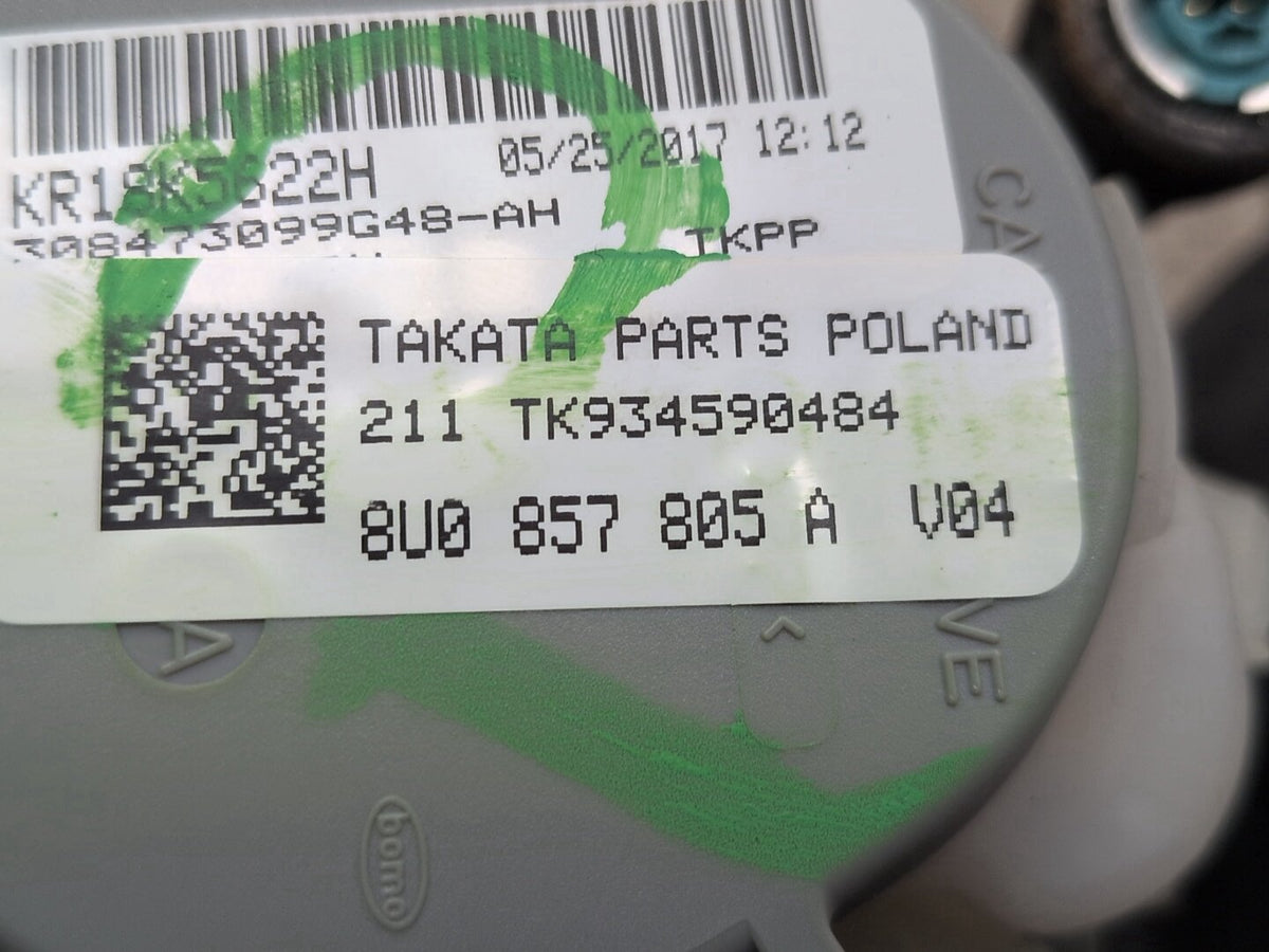2015-2018 Audi Q3 8U Rear Left or Right Seatbelt Seat Belt Retractor 8U0857805A