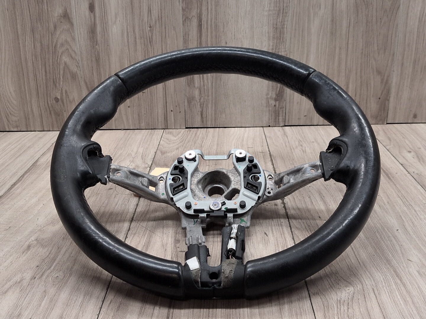 OEM BMW F10 F12 F13 F06 M SPORT Steering Wheel Black Leather MANUAL