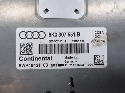 2008-2017 Audi 8T S5 CCBA Engine Motor ECU DME Computer Module 8K0907551B