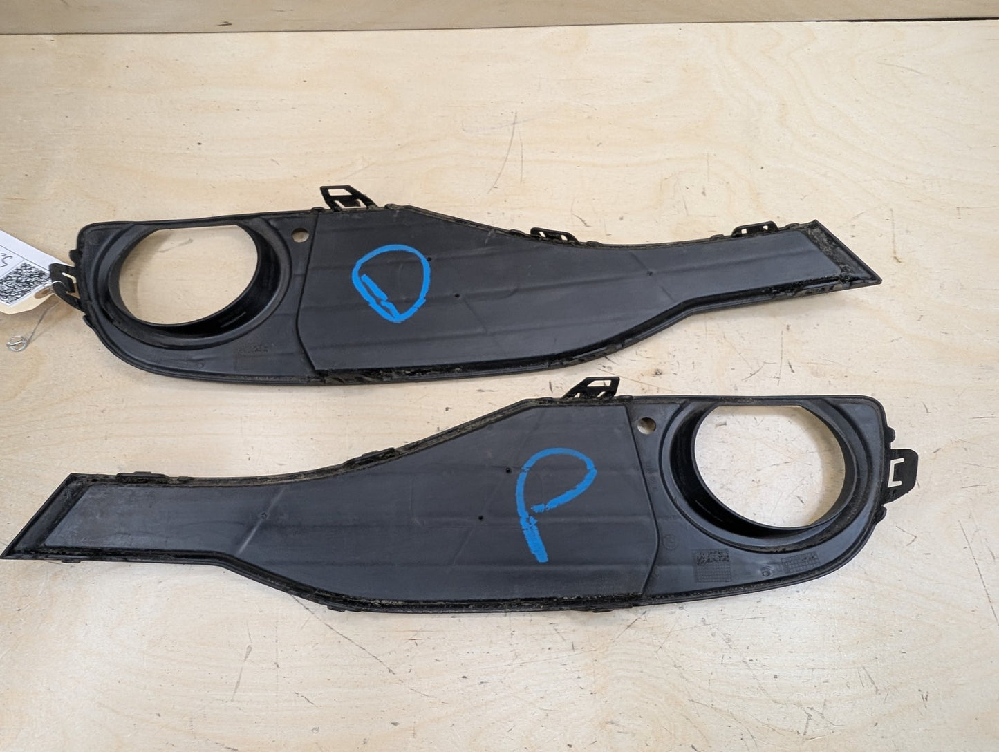 2012-2018 BMW 328i F30 Front Left Right Bumper Fog Lamp Lights Brackets SET 7255365