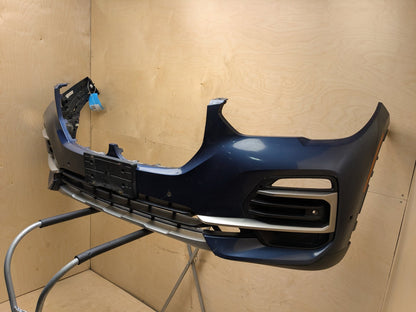19-23 OEM BMW G05 X5 Front Bumper Cover w/ Lower Grilles Blue C1M PN:9492878