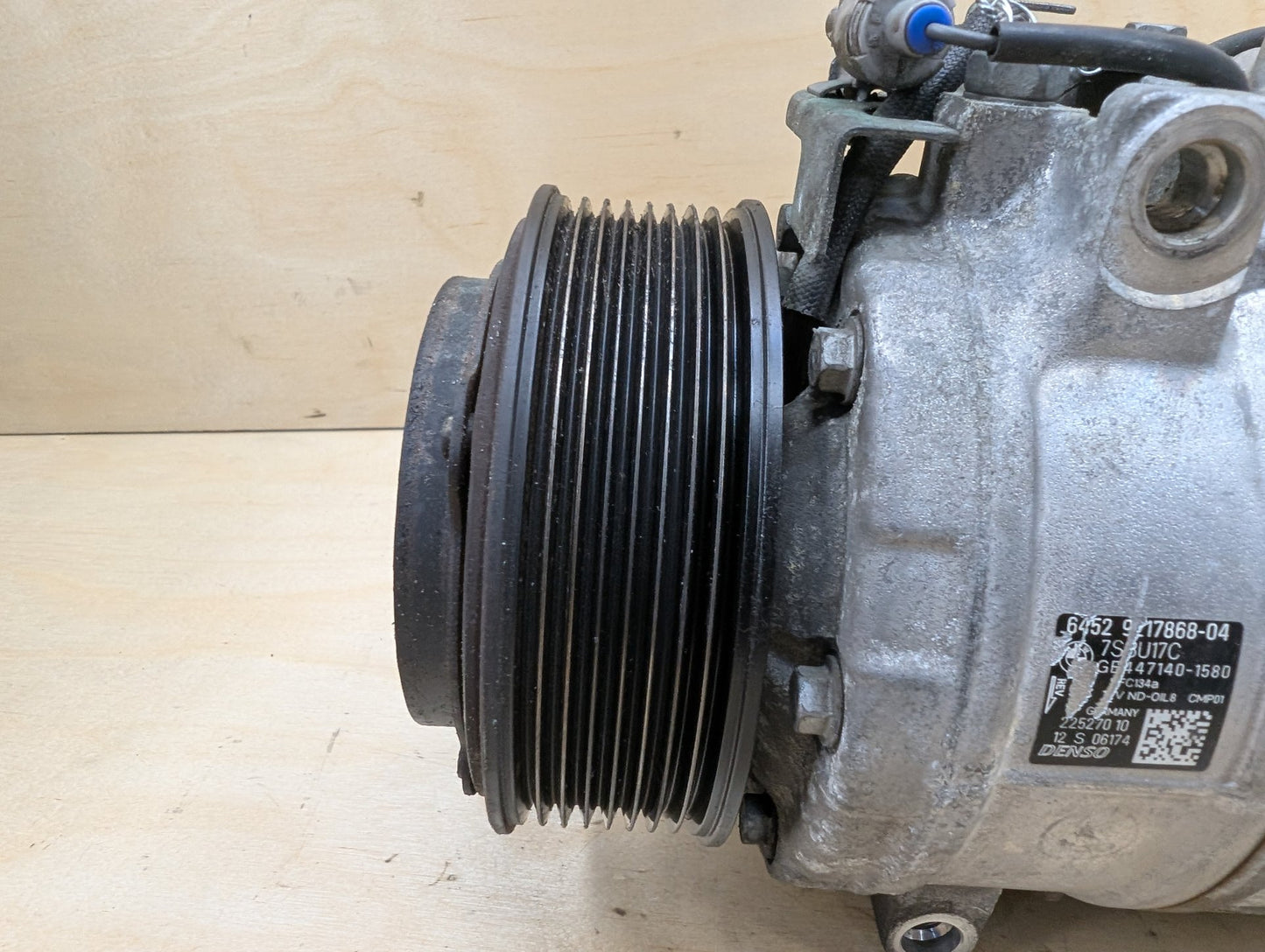 OEM BMW F02 F10 F15 F30 F32 F33 F36 AC Compressor Clutch A/C Pump W/ Pulley N55