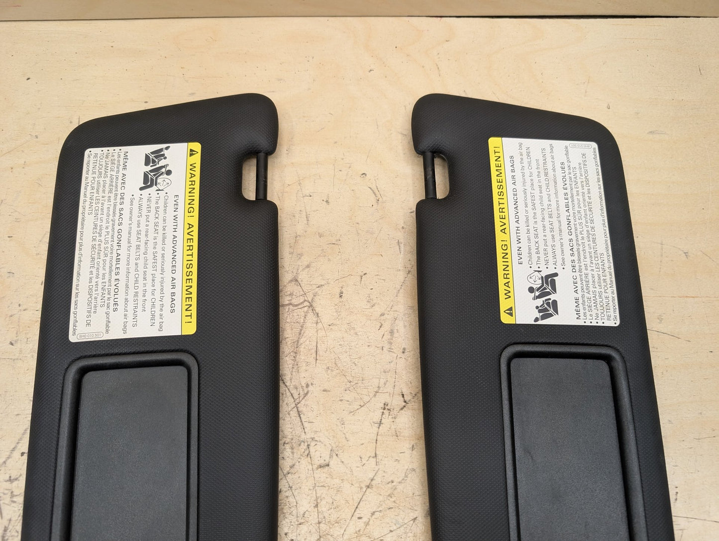 2011-2017 Audi RS5 8T Front Left Right Sun Visor SET 8K0857552