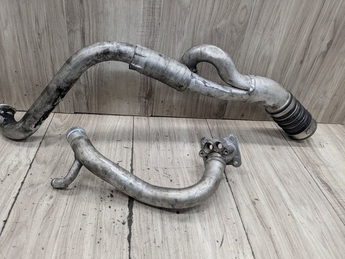 2007-2013 BMW E92 335i N54B30A Engine Motor Turbo Charger Tube Pipe SET 7556551