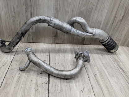 2007-2013 BMW E92 335i N54B30A Engine Motor Turbo Charger Tube Pipe SET 7556551