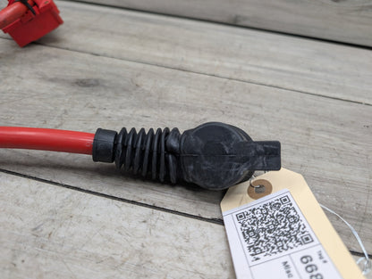 OEM BMW F01 F02 740 750 760 B7 Battery Plus Pole Terminal Positive Red Cable