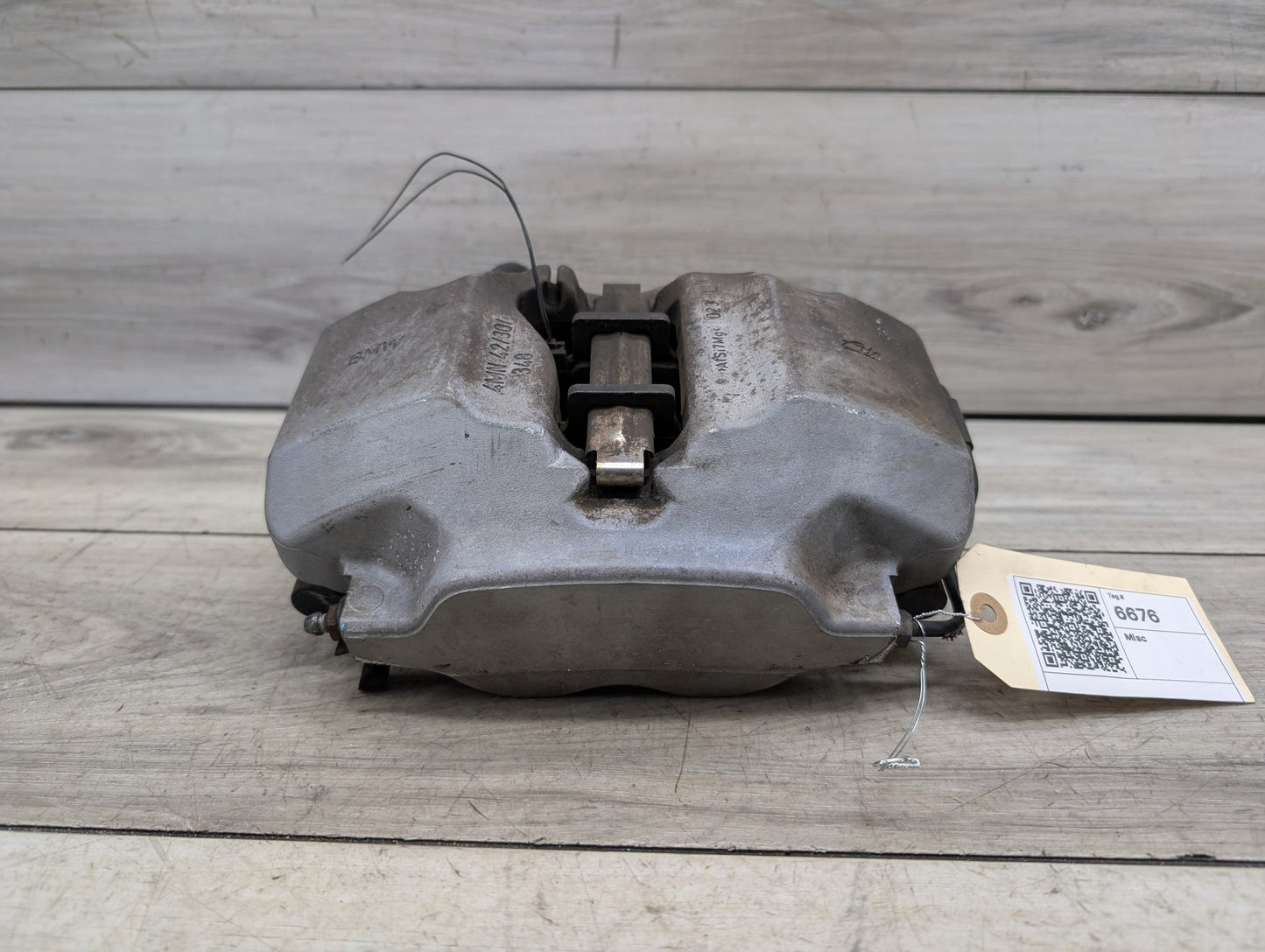 17-20 OEM BMW G11 G12 G30 540 740 750 Front Left Driver Brake Caliper Gray