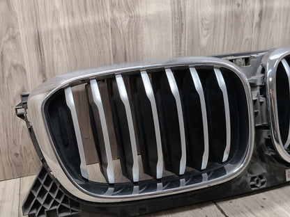 18-21 OEM BMW G01 G02 X3 X4 Front Upper Kidney Grille Air Flap Intake Shutter