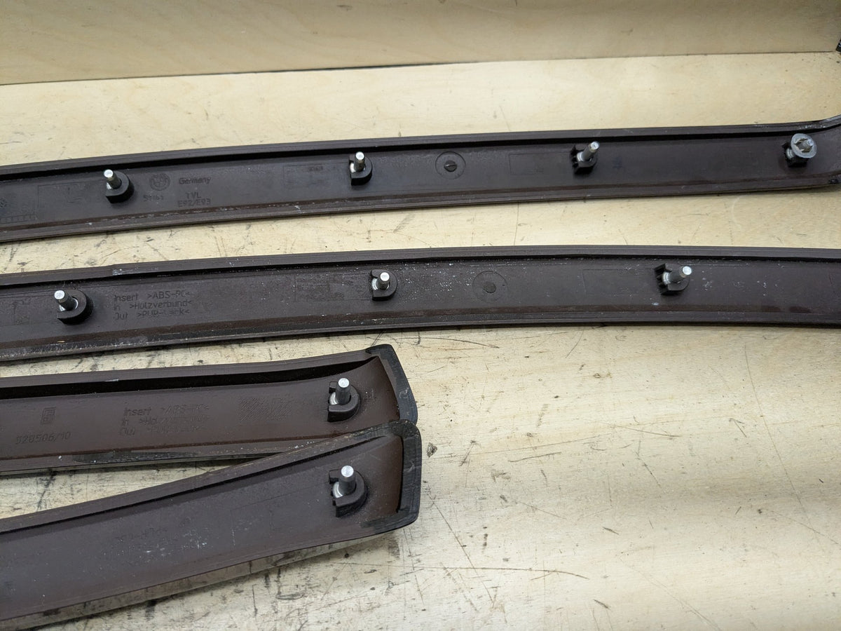 2007-2013 BMW 335i E92 Center Console Trim SET 6958235