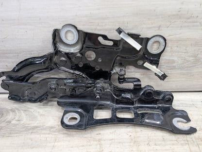 19-24 OEM BMW G20 Front Left Right Bonnet Hood Hinges Black Pair SET