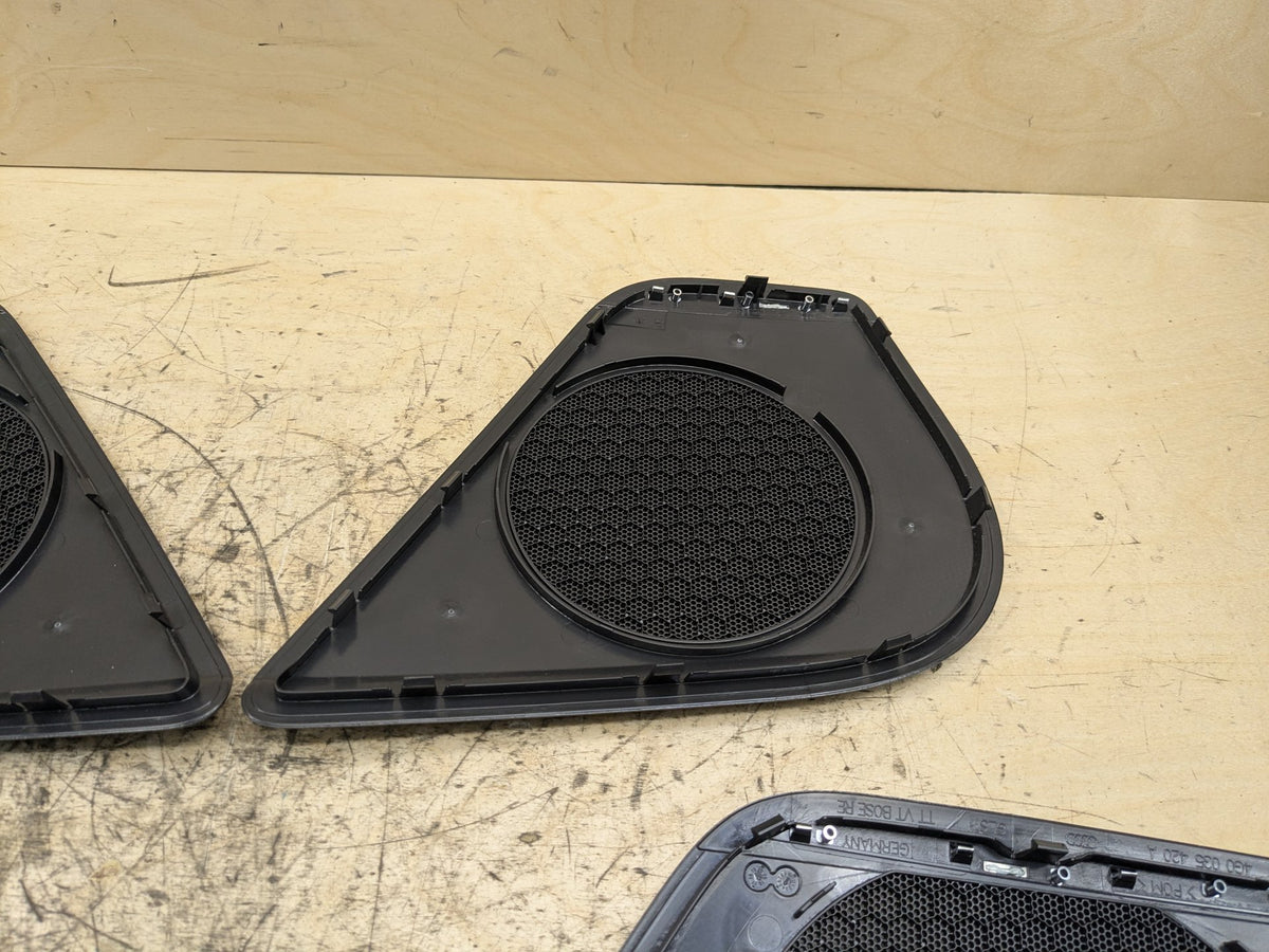 12-18 OEM Audi A6 C7 Front Rear Left Right Door Speaker Grille Cover SET