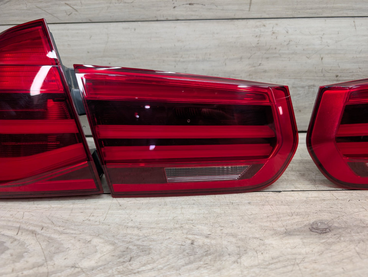 16-18 OEM BMW F30 F80 M3 LCI Rear Left Driver LED Inner Trunk Stop Tail Light