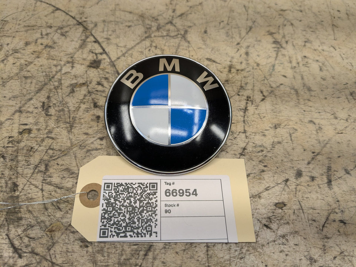 OEM BMW E82 E92 F02 F10 F22 F30 F44 F82 Rear Trunk Lid Round Emblem Logo 82MM