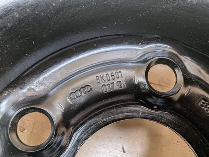 2010-2016 Audi S4 B8 Emergency Spare Wheel Rim Tire 19x4 ET29 8K0601027D