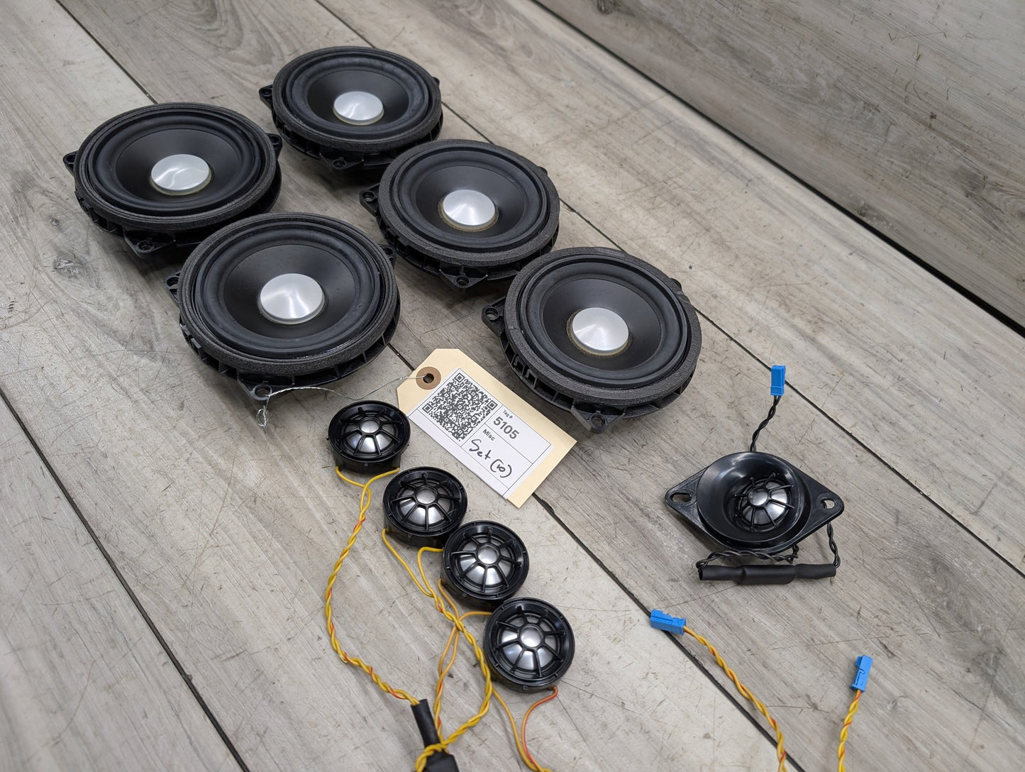 OEM BMW F30 F32 F82 M4 G12 Sound System Speaker Subwoofer HARMAN KARDON SET
