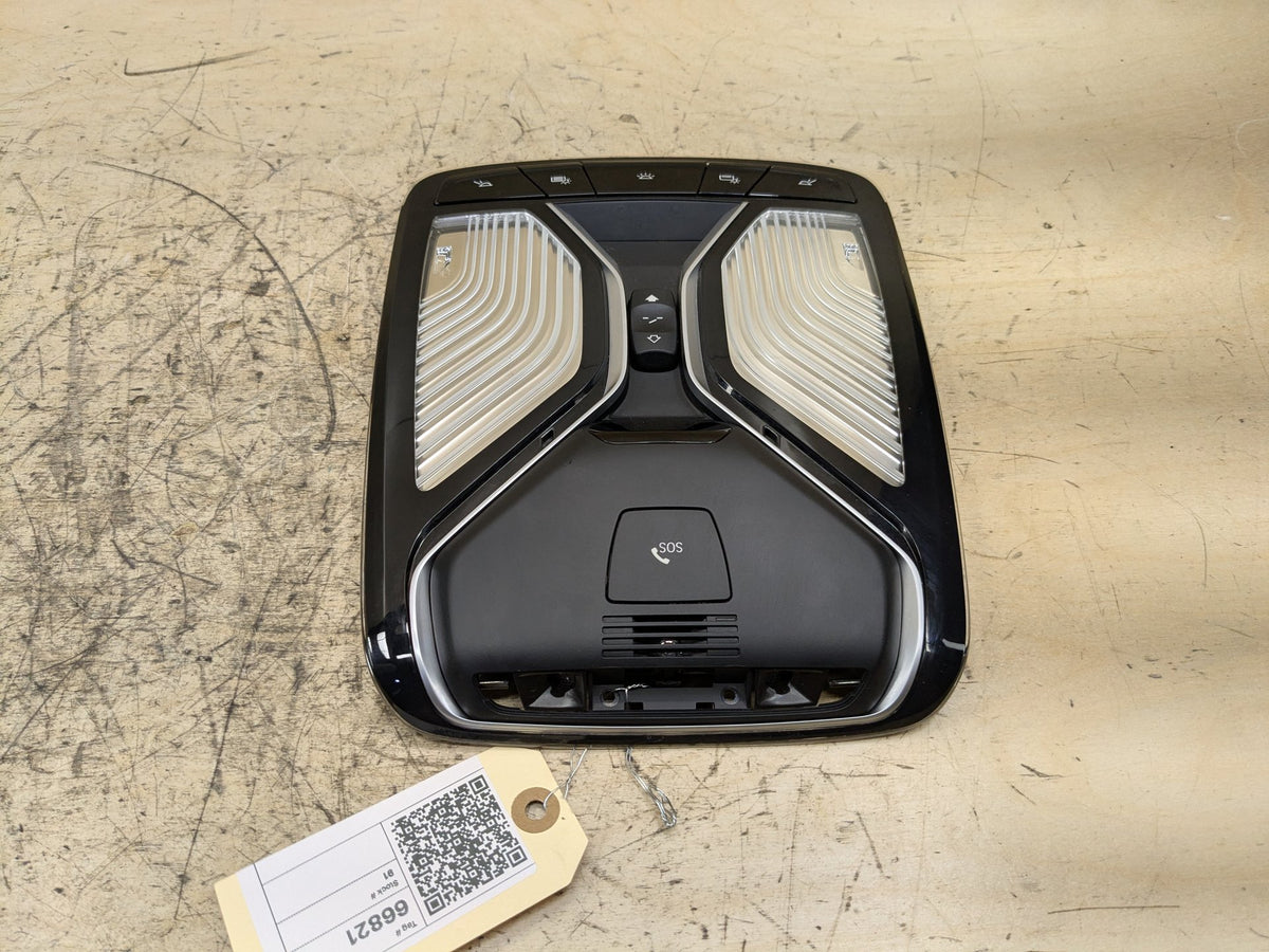 2016-2019 BMW 740Li G12 Headliner Overhead Dome Light Switch Module 9472061 OEM