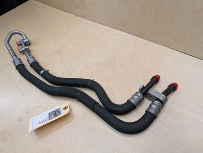 07-15 OEM BMW E84 X1 E90 E92 E93 335 Engine N54 N55 Oil Cooler Lines PAIR
