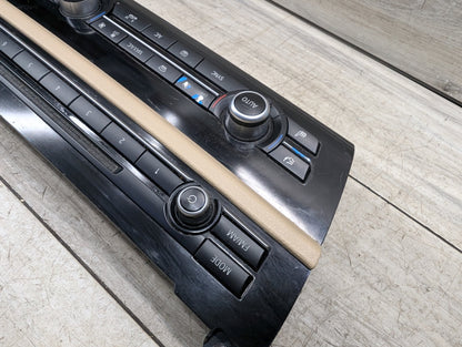 *11-16 OEM BMW F10 535 M5 AC Switch Heater Control Panel Radio Media Buttons