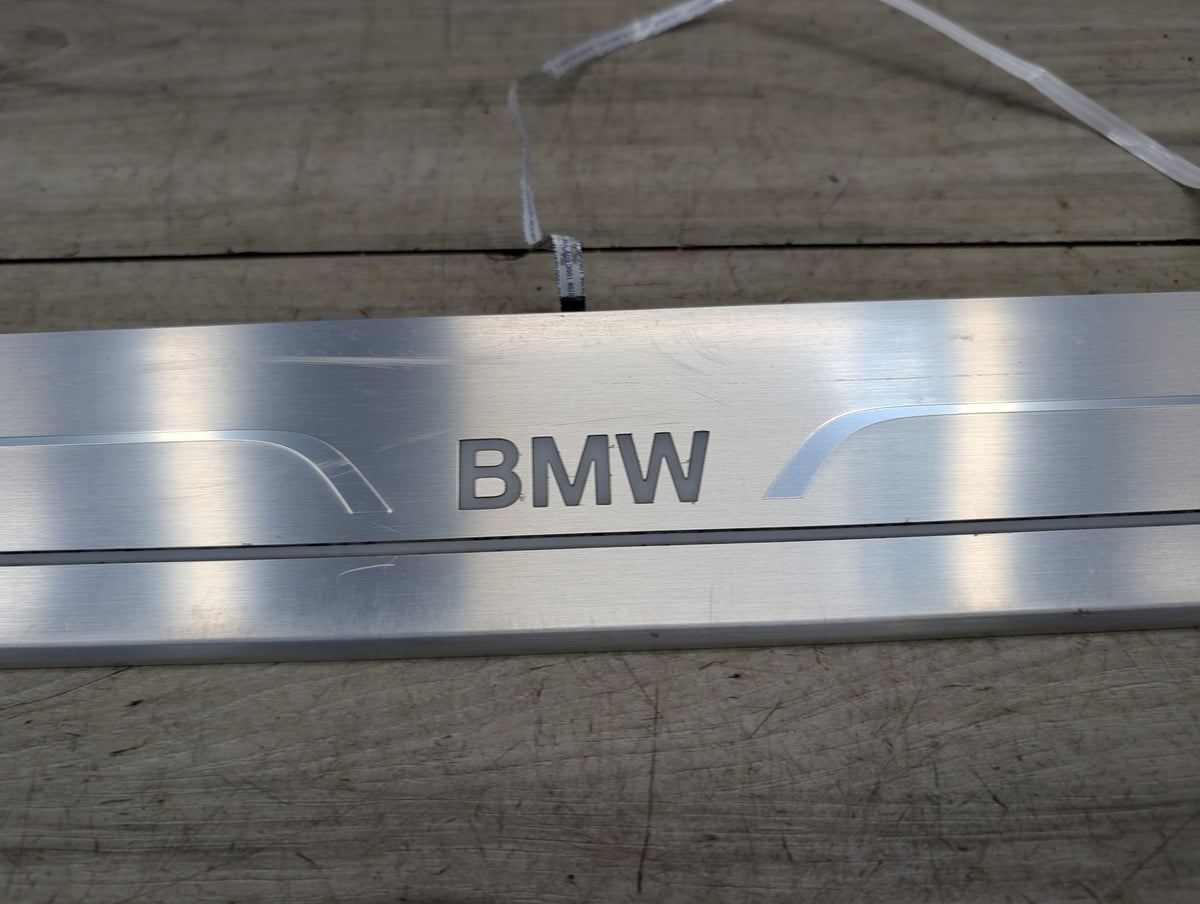 2016-2022 BMW 750Li G12 Front Left Driver Scuff Plate Door Sill 7370314 OEM