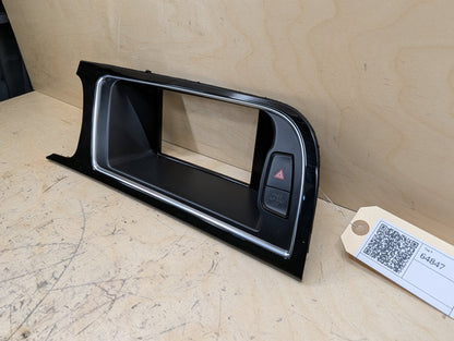 11-17 OEM Audi RS5 8T Center Console Monitor Display Screen Trim 8T1857186L