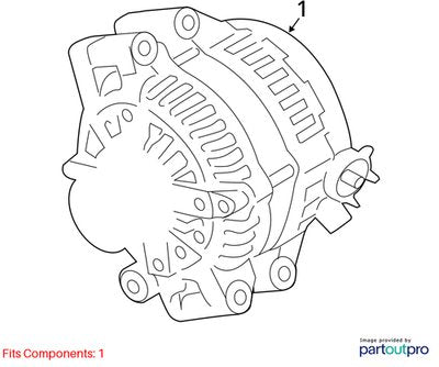 16-20 OEM BMW F30 F32 G01 G12 G30 X3 Engine B46* B58 Alternator Generator 180A