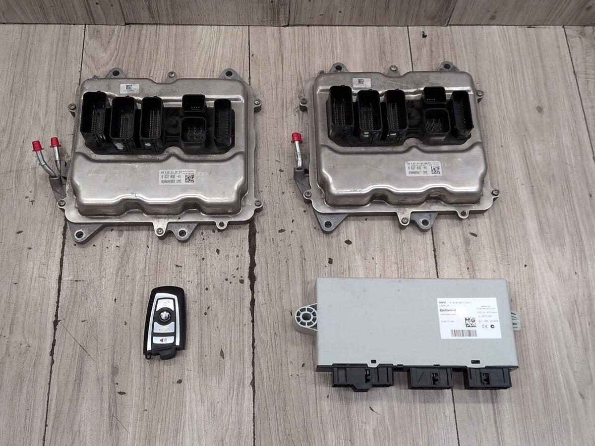 13-19 OEM BMW F06 F10 F12 F13 M5 M6 Engine S63 ECU DME Computer w/ CAS4 & Key SET