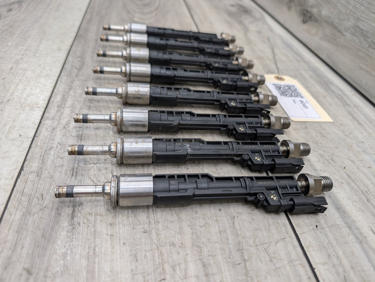 19-24 OEM BMW G12 G30 M550 750 Engine N63R High Pressure Fuel Injector Set